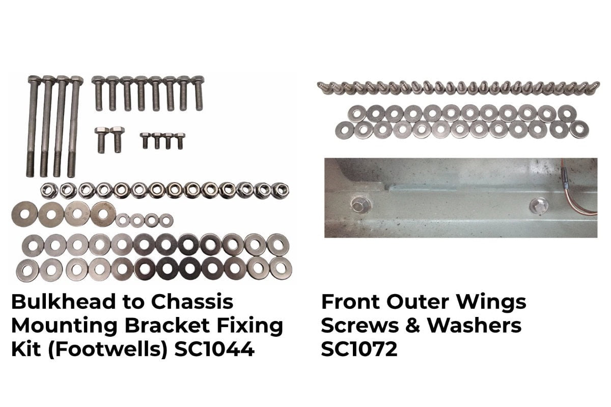 Series 2/2A & 3 Bulkhead Installation Fixings Kit – ShielderChassis