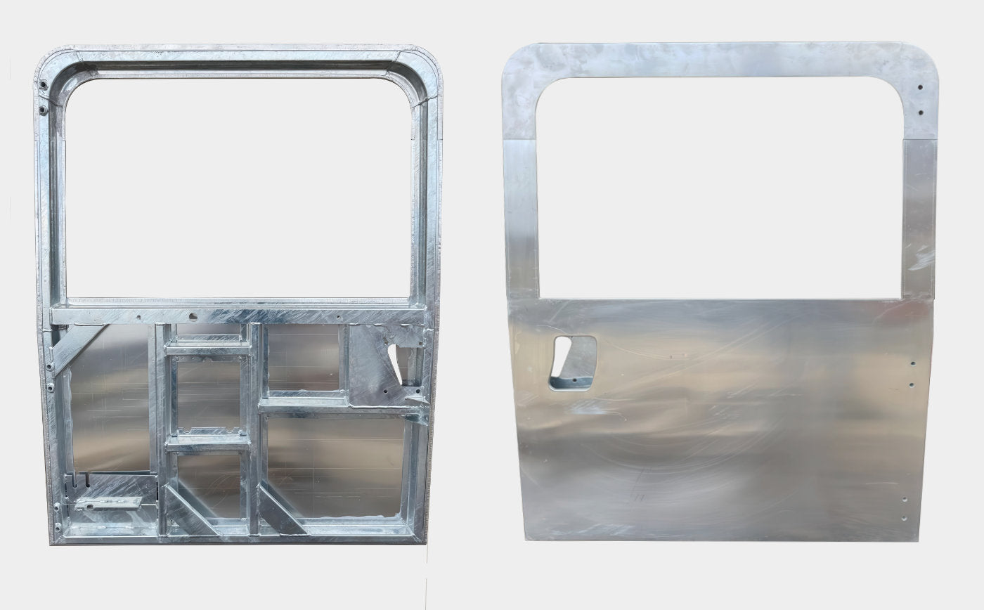 Defender Rear Mesh Gate Defender Rear Tailgate Door -Galvanised frame - Push Button ...